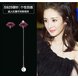 Wholesale European and american fashion exaggerated sexy red lips earrings for woman long pearl tassel luxury dangle earring VGE071