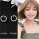 Wholesale Small Crystal Hoop Earrings Fashion Simple Round Shiny Earring Jewelry For Women Party Gift VGE105