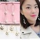Wholesale Korean Popular New Smooth Pearl Tassel Earrings for Women Girls Baroque Style Female Temperament Jewelry Gift  VGE168