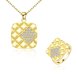 Wholesale Trendy 24K Gold CZ Jewelry Set TGGPJS087