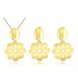 Wholesale Classic Gold Plant Jewelry Set TGGPJS099