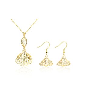 Wholesale Classic Gold Geometric Jewelry Set TGGPJS248