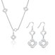 Wholesale Trendy Silver Plant Jewelry Set TGSPJS530