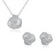 Wholesale Trendy Silver Round Jewelry Set TGSPJS067