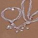 Wholesale Trendy Silver Heart Jewelry Set TGSPJS294