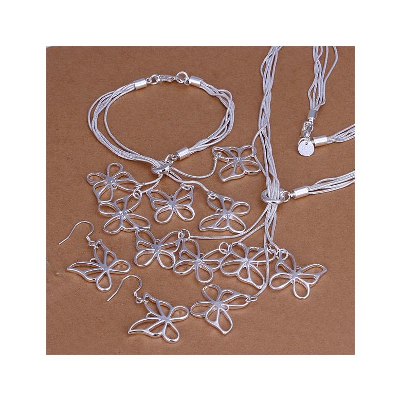 Wholesale Trendy Silver Insect Jewelry Set TGSPJS300