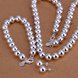 Wholesale Classic Silver Ball Jewelry Set TGSPJS414