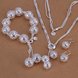 Wholesale Trendy Silver Ball Jewelry Set TGSPJS496