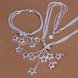 Wholesale Romantic Silver Star Jewelry Set TGSPJS556