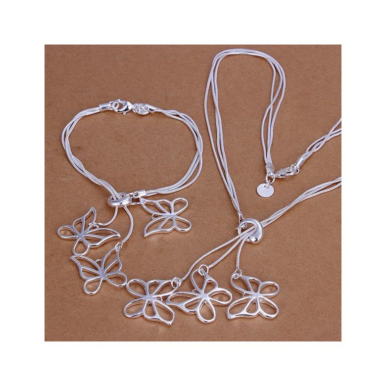Wholesale Classic Silver Insect Jewelry Set TGSPJS601