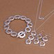 Wholesale Trendy Silver Round Jewelry Set TGSPJS613