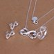 Wholesale Trendy Silver Animal Jewelry Set TGSPJS628