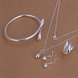 Wholesale Trendy Silver Round Jewelry Set TGSPJS713