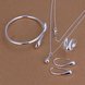 Wholesale Trendy Silver Round Jewelry Set TGSPJS716
