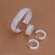 Wholesale Classic Silver Round Jewelry Set TGSPJS761