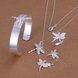 Wholesale Trendy Silver Insect Jewelry Set TGSPJS793