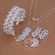 Wholesale Trendy Silver Round Jewelry Set TGSPJS796