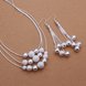 Wholesale Trendy Silver Ball Jewelry Set TGSPJS140