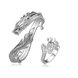 Wholesale Classic Silver Animal Jewelry Set TGSPJS293