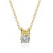 Wholesale High Quality Fashion Hot Sell Personality Chain Pendant 24k gold Ladies Charming Zircon Necklaces Jewelry TGGPN159