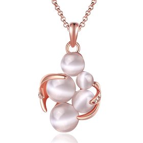 Wholesale Hot sale jewelry from China Luxurious Beige Opal necelace For Women Wedding Party Jewelry Christmas Gifts TGGPN454