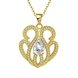 Wholesale Trendy 24K Gold Plated CZ Necklace temperament hollow flower necklace jewerly wholesale from China TGGPN151