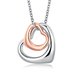 Wholesale Romantic Platinum Heart Necklace Symbol Heart Endless Love Pendant Chains Necklaces For Women Fine Jewelry Christmas Gift  TGGPN271