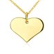 Wholesale High quality Heart Choker Necklaces For Women 24K gold Dainty Pendant Necklace valentine's fine Gifts TGGPN339