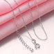 Wholesale Romantic Platinum Geometric Chain Nceklace TGCN011