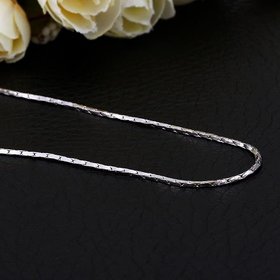 Wholesale Trendy Platinum Geometric Chain Nceklace TGCN016