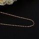 Wholesale Romantic 24K Gold Geometric Chain Nceklace TGCN019