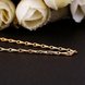 Wholesale Classic 24K Gold Geometric Chain Nceklace TGCN033