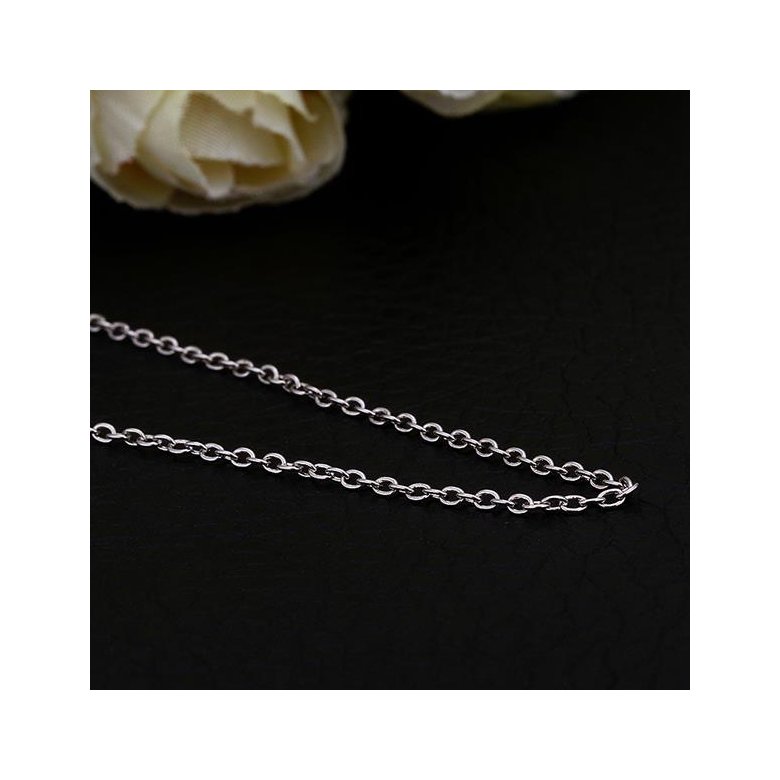 Wholesale Trendy Platinum Geometric Chain Nceklace TGCN034