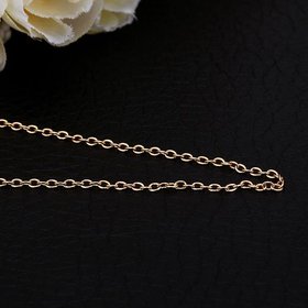 Wholesale Trendy 24K Gold Geometric Chain Nceklace TGCN038