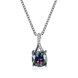 Wholesale Retro rhodium plated CZ Necklace TGCZN005