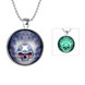 Wholesale Trendy Silver Skull Energy Luminous Pendants TGLP111