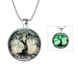 Wholesale Trendy PlantTree of Life Luminous Necklace TGLP033