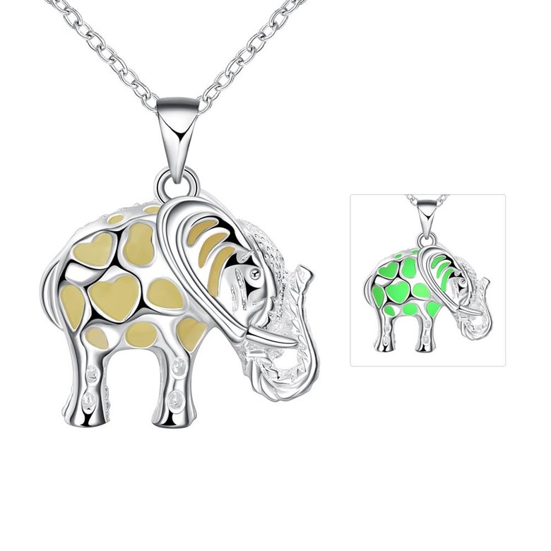 Wholesale Trendy Silver Animal Necklace TGLP051