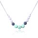 Wholesale Bohemia Geometric Silicone Multicolor Necklace TGSN007