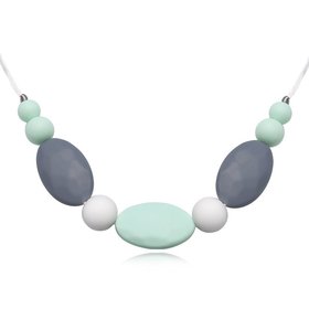 Wholesale Bohemia Colorful Silicone Necklace TGSN049