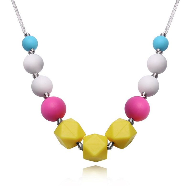 Wholesale Bohemia Geometric Silicone Necklace TGSN073