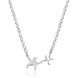 Wholesale Trendy Silver 2 Starfish Animal Necklace TGSPN531