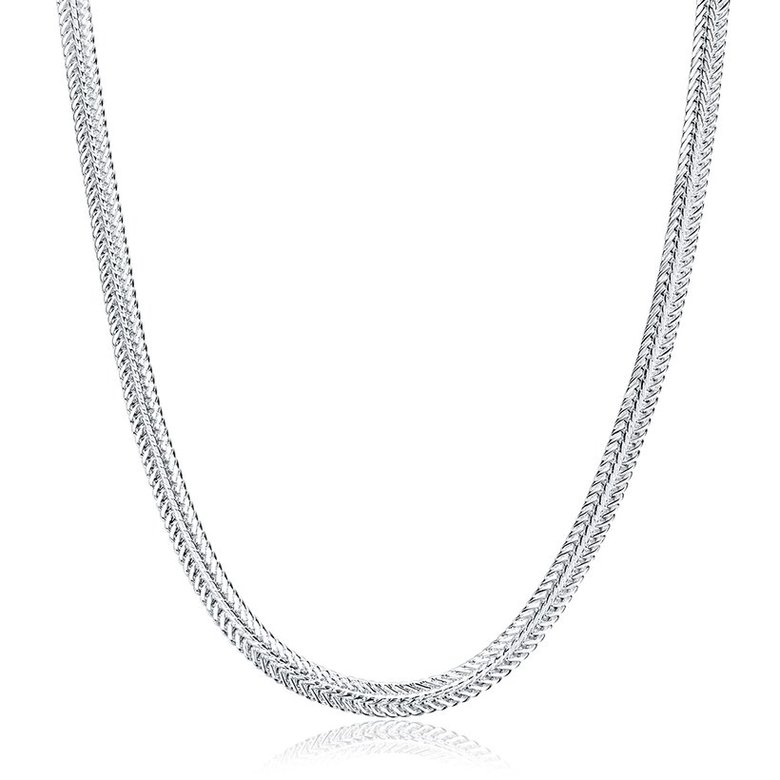 Wholesale Trendy Silver Round Necklace TGSPN463