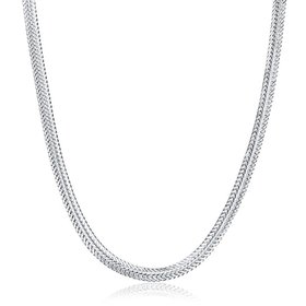 Wholesale Trendy Silver Round Necklace TGSPN463