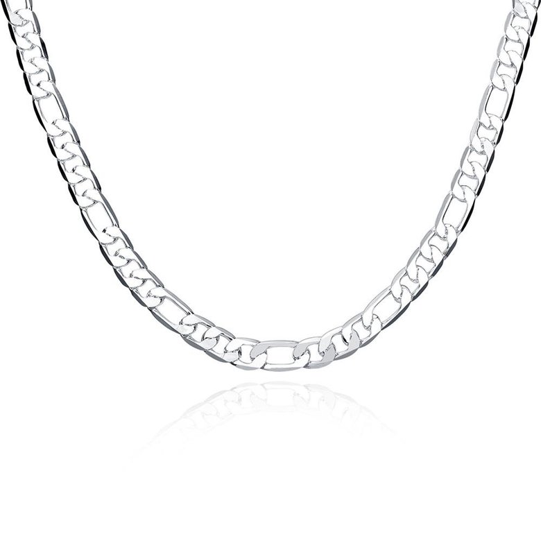 Wholesale Classic Silver Round Necklace TGSPN510