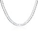 Wholesale Classic Silver Round Necklace TGSPN510