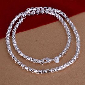 Wholesale Trendy Silver Geometric Necklace TGSPN592