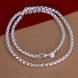 Wholesale Trendy Silver Geometric Necklace TGSPN592