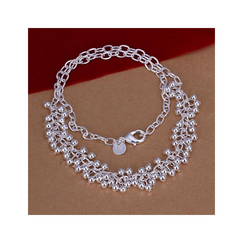 Wholesale Romantic Silver Ball Necklace TGSPN606