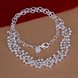 Wholesale Romantic Silver Ball Necklace TGSPN606